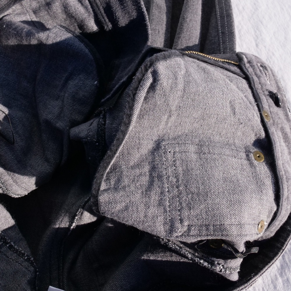 Y2K does 70s‎ Chloé grey 100% cotton made in France bootcut mid rise jeans - Picture 9 of 9